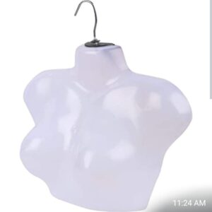 Plastic Blouse Display Mannequin Torso with Hanging Hook