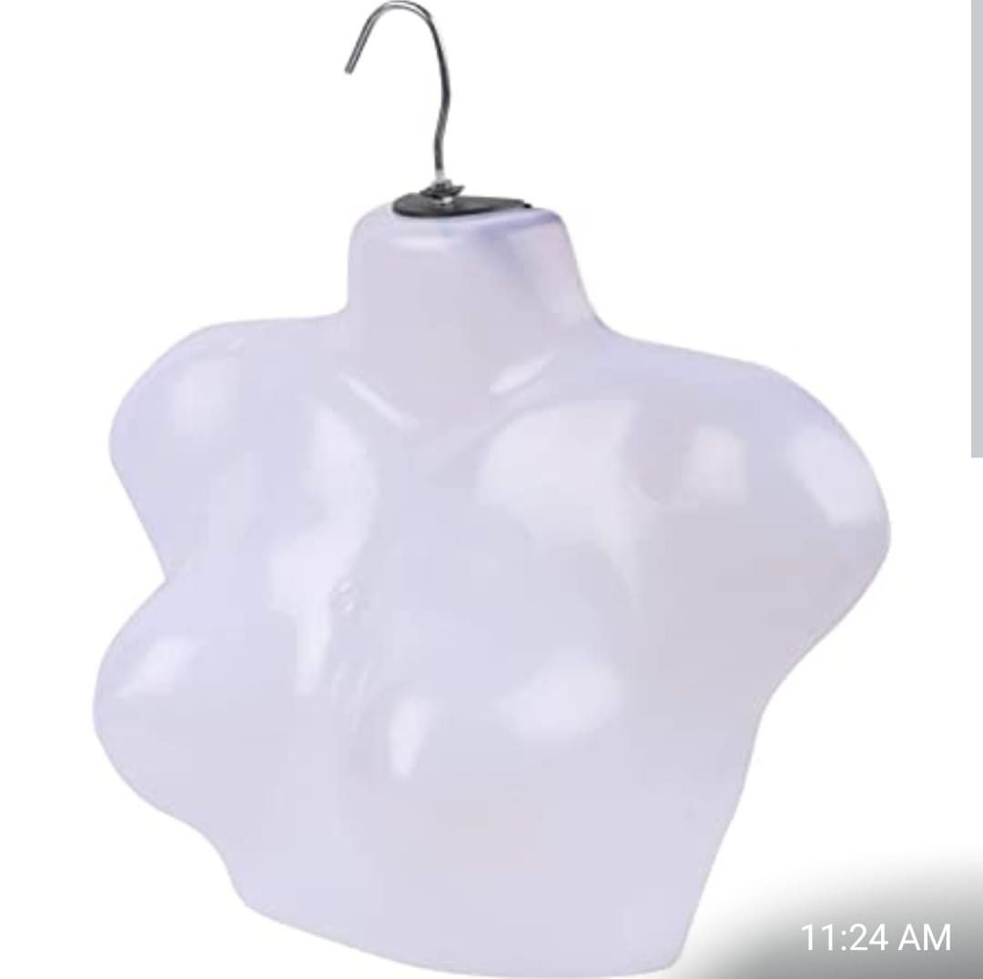 Plastic Blouse Display Mannequin Torso with Hanging Hook