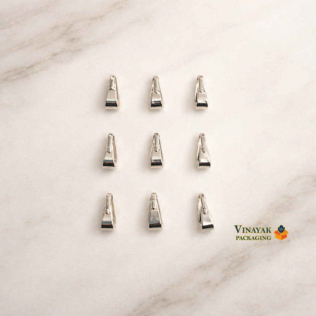 Metal Chain Pendant Hooks for Jewelry Making – Durable Necklace Pendant Connector Clips (30 grams)