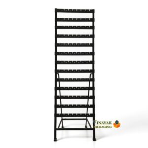 Multi-Row Metal Earring Display Stand - Floor Standing Earring Holder ( 3 feet )