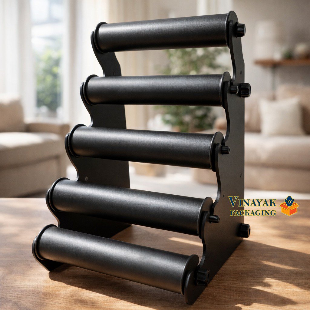 Multi-Tier Black Jewelry Display Stand | Bracelet, Bangle & Watch Holder