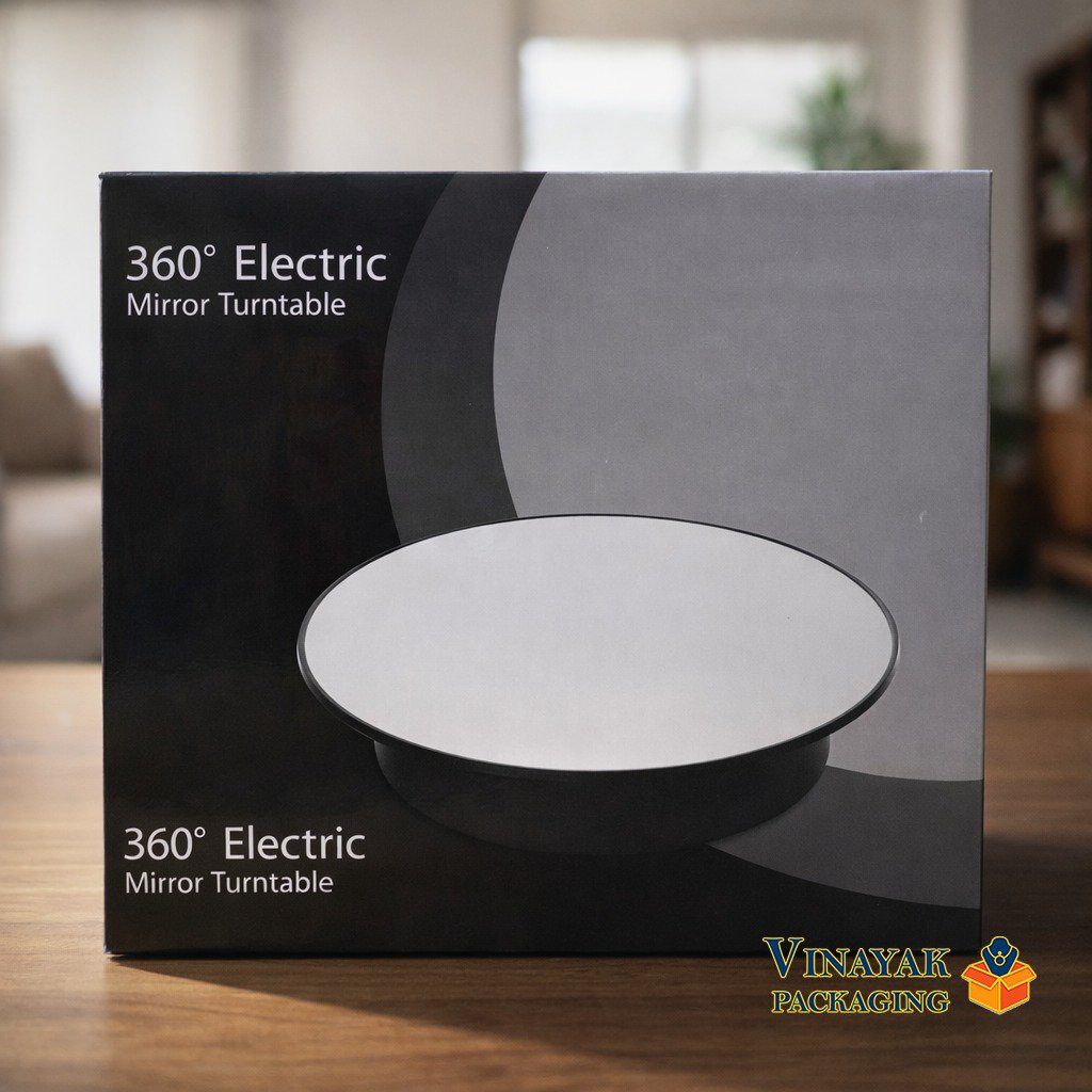 360° Electric Mirror Turntable Rotating Display Stand
