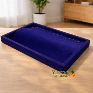 Velvet Chain Display Tray for Jewelry (size 14*10)