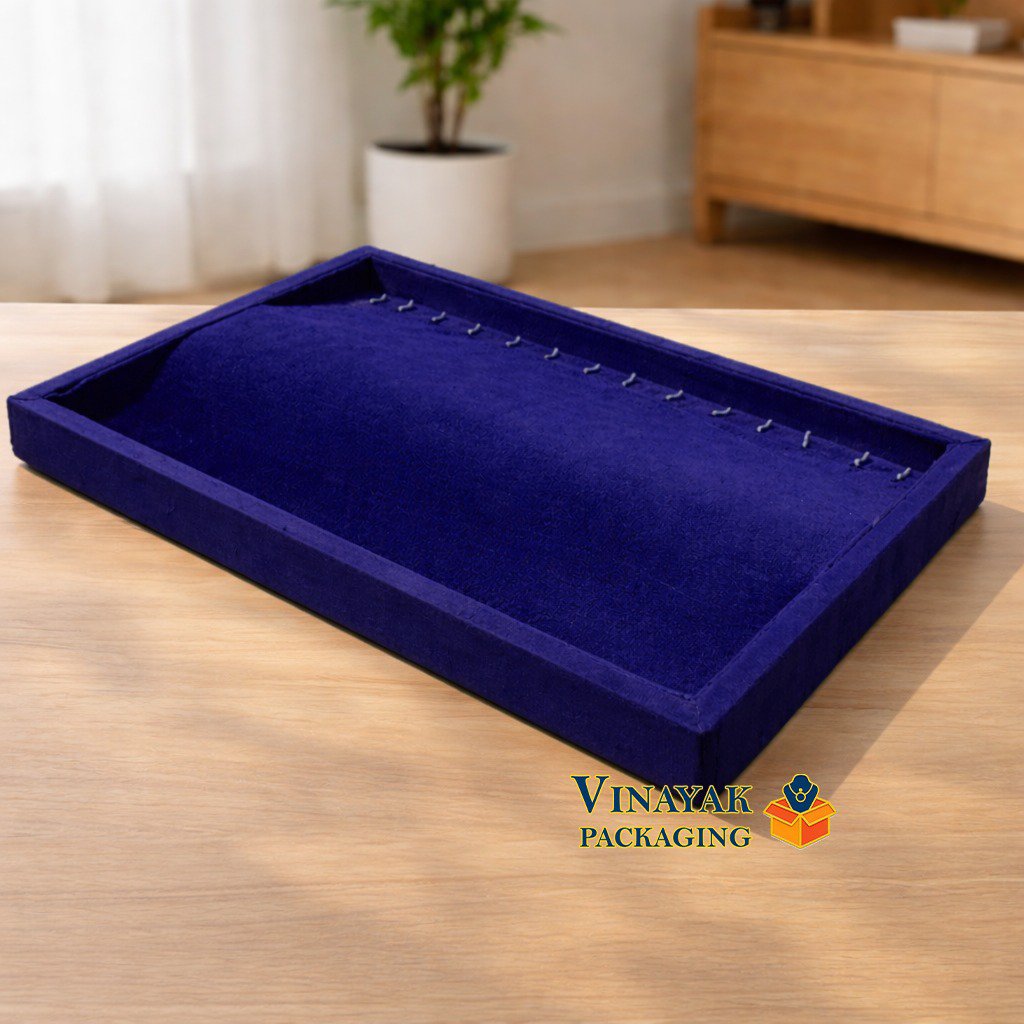 Velvet Chain Display Tray for Jewelry (size 14*10)