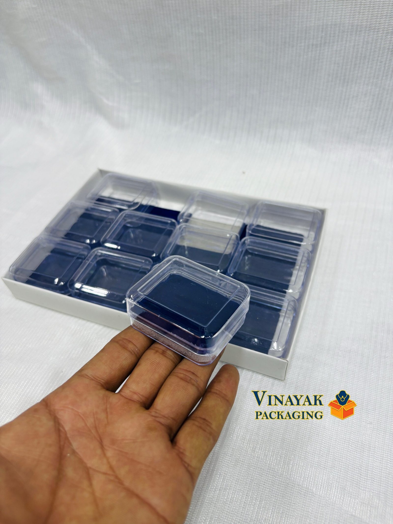 Earrings Storage Box – Clear Mini Plastic Container Set 12 PCS