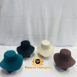 Velvet Choker Necklace Display Bust | Premium Jewellery Display - 1 pcs