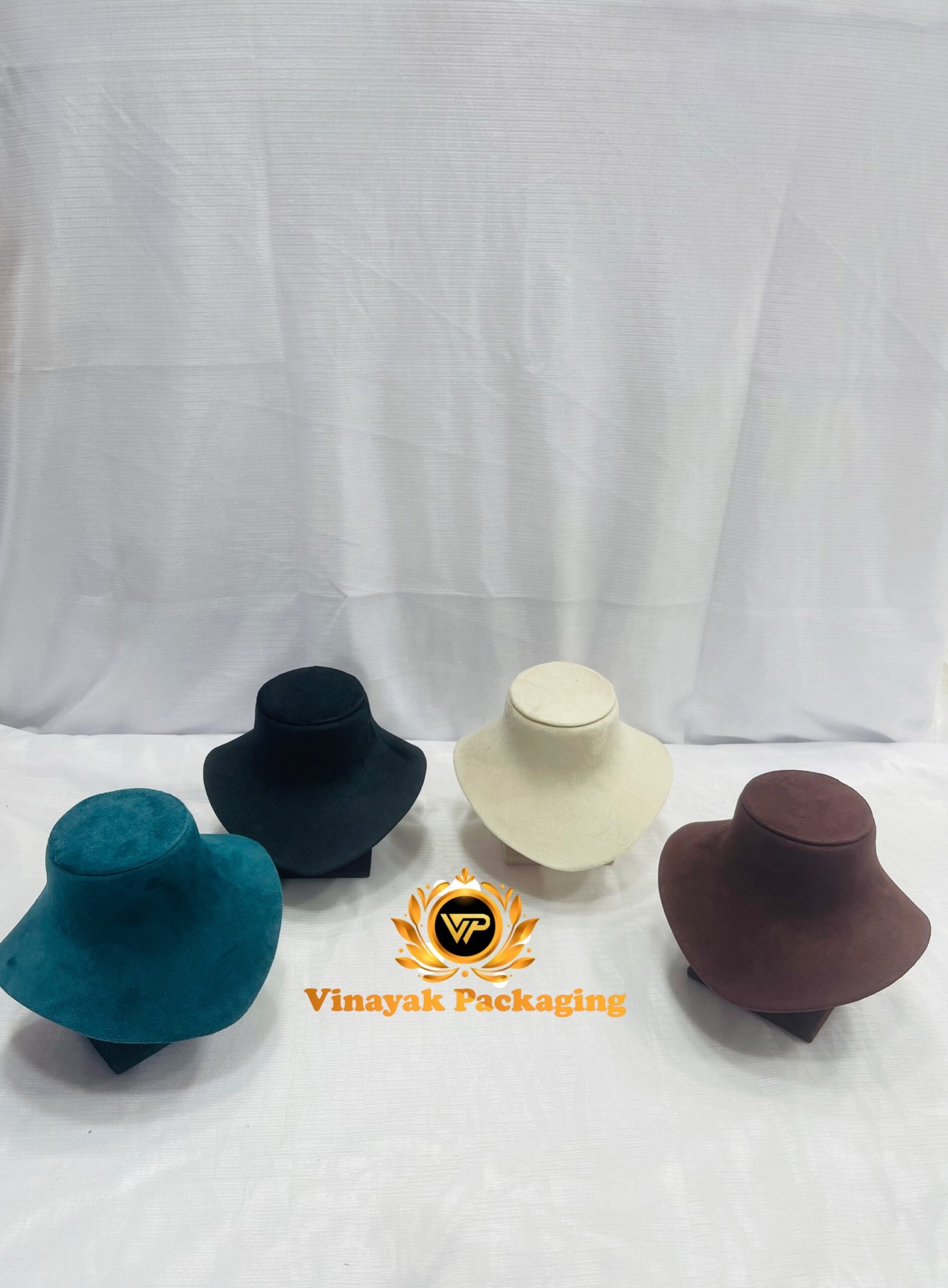 Velvet Choker Necklace Display Bust | Premium Jewellery Display - 1 pcs