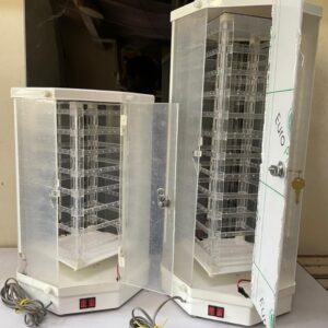 Earrings Rotating Display Stand with LED Light