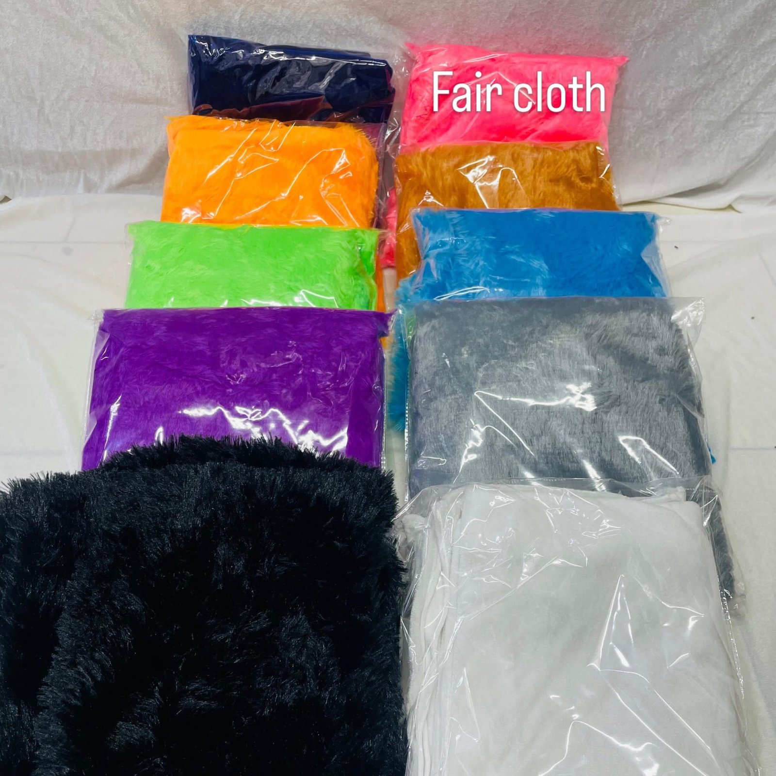Soft Faux Fur Fabric Cloth – 1 Meter | Premium Plush Fur Material