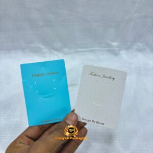 Fashion Jewellery Earring Display Cards – Premium Plastic Hanging Cards 1 Set 100 Pcs