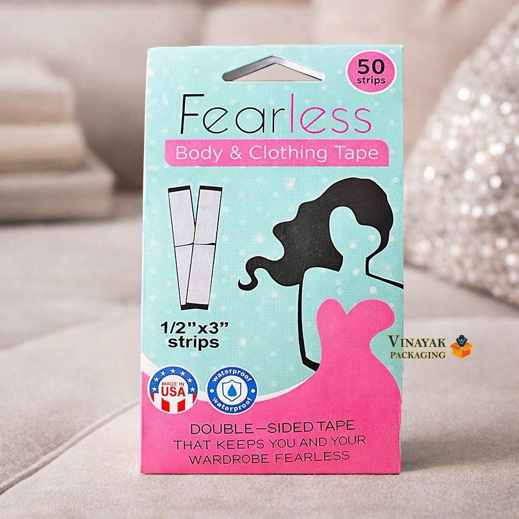 Fearless Body & Clothing Tape – Double-Sided Fashion Tape Strips (50 Pack)