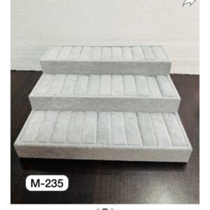 3-Tier Velvet Kada Display Tray | Jewellery Kada & Bangle Organizer Stand