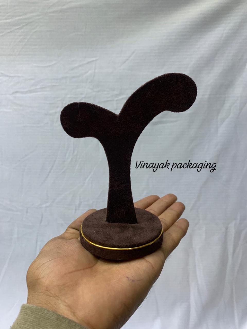 Velvet T-Shape Earring Display Stand – Premium Jewellery Showcase Holder