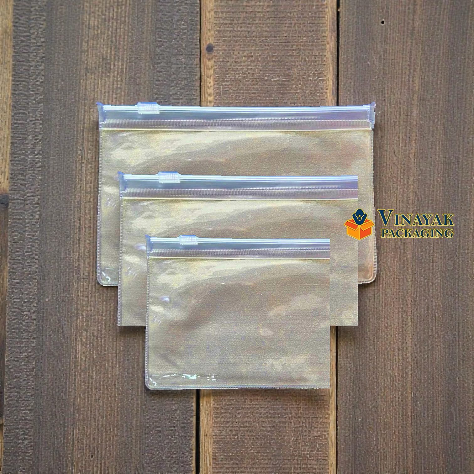 Transparent Frosted Zip Lock Pouches | Reusable Plastic Slider Bags for Storage & Packaging (25 pcs)