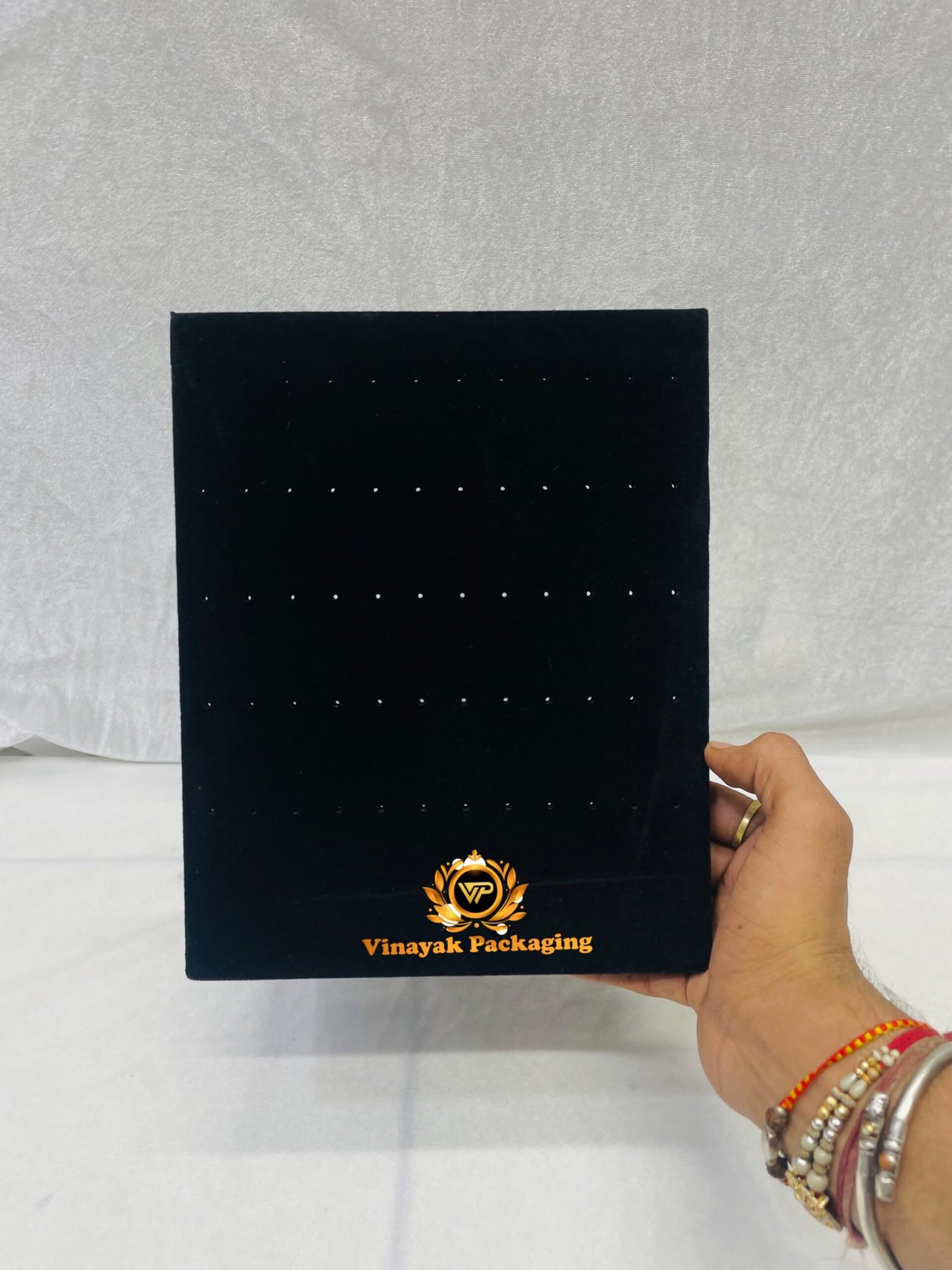 Premium Velvet Nose Pin & Stud Display Board | Elegant Jewellery Presentation Tray