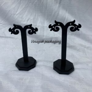 Black Ornamental Earring Display Stand (1 pcs)