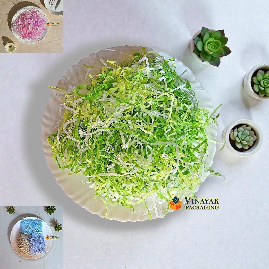Shredded Paper Filler for Gift Packing | Decorative Packaging Shreds