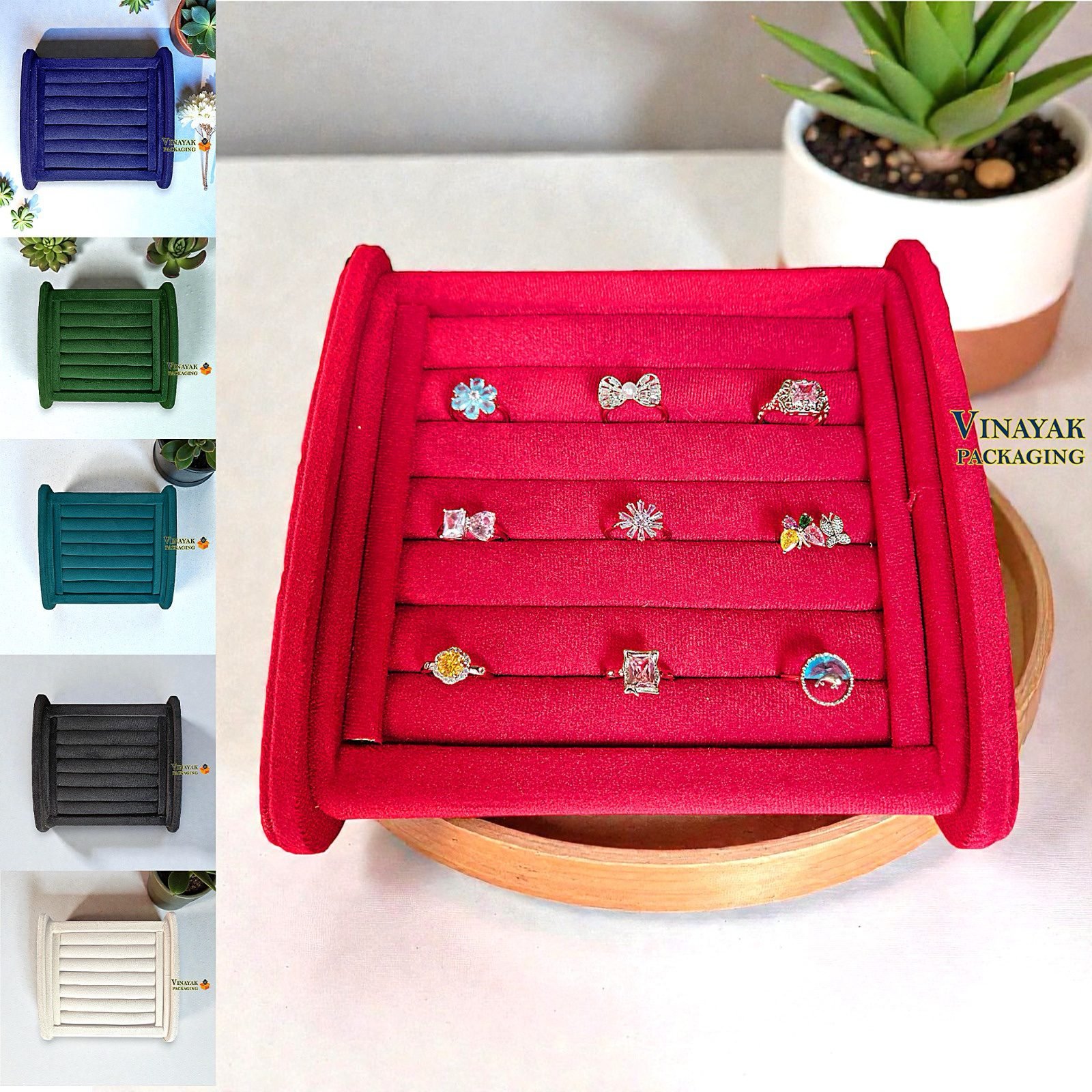 Velvet Ring Display Tray