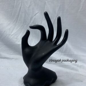Elegant Black ring Hand Display Stand
