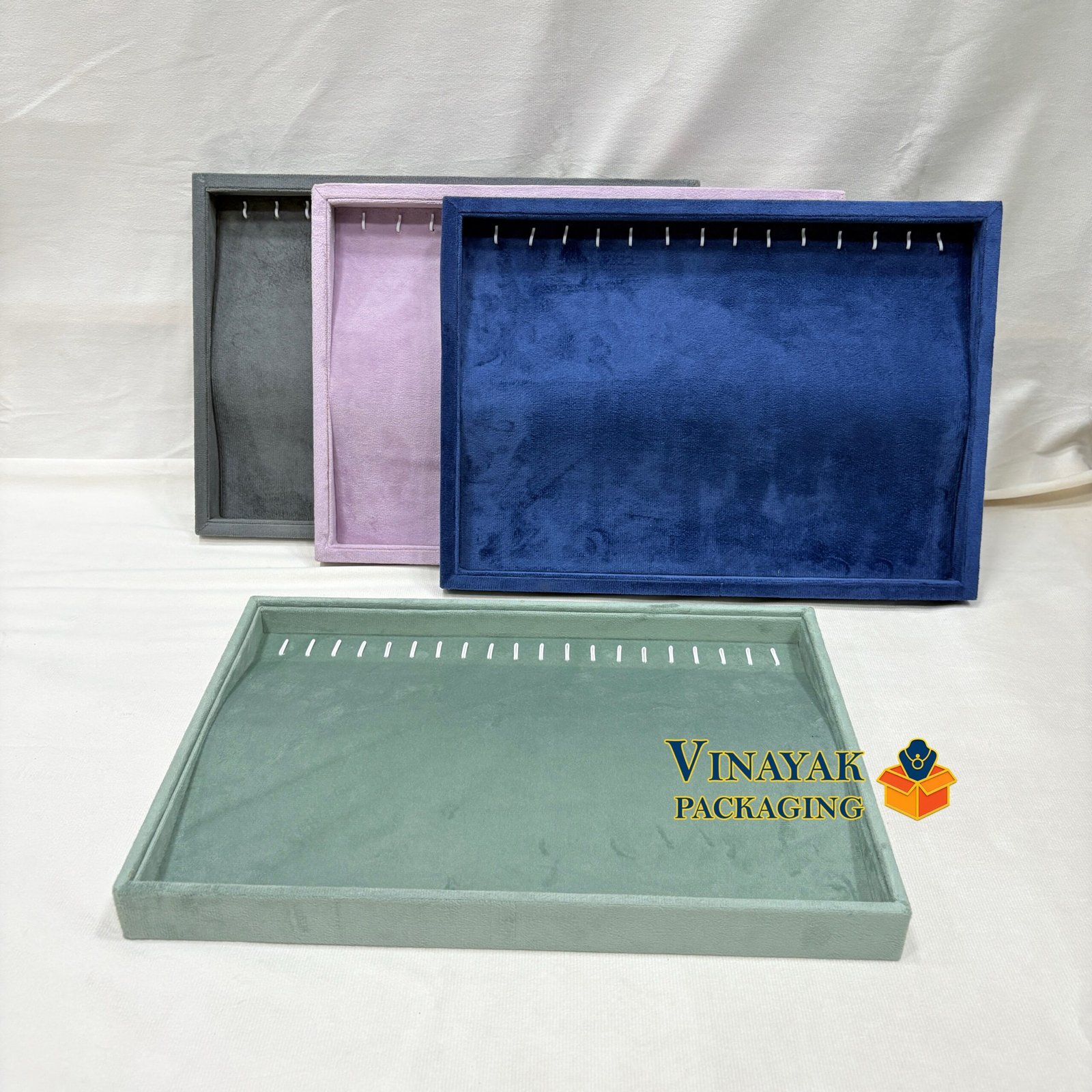 Velvet Necklace & Bracelet Display Trays