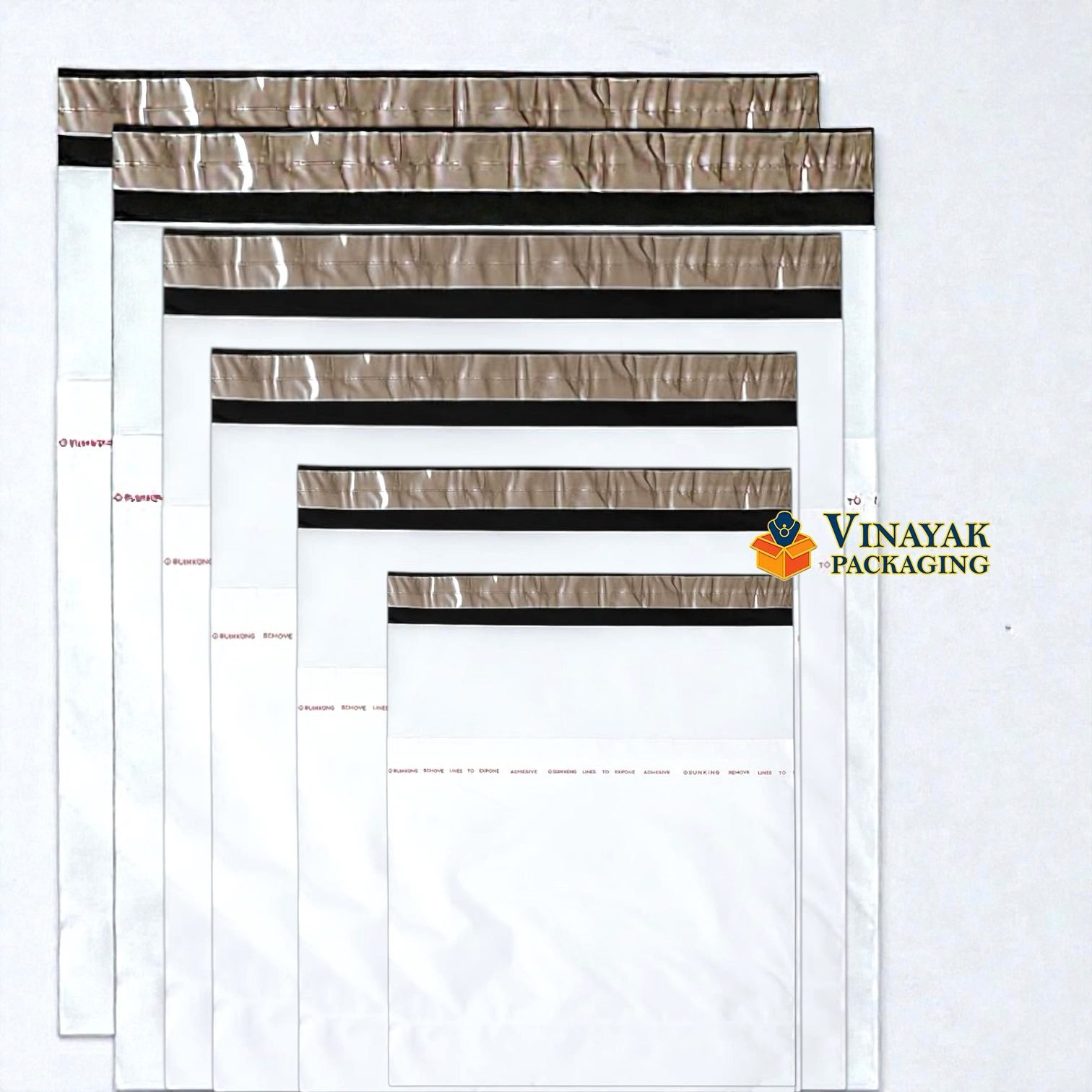 Tamper-Proof  pod 60 micron Self-Sealing Courier Poly Mailers – Multi-Size Secure Packaging Bags (100 pcs)