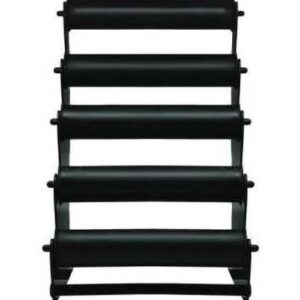 Black Metal Multi-Tier Bangle & Bracelet Display Stand – 5 Rod Jewellery Organizer