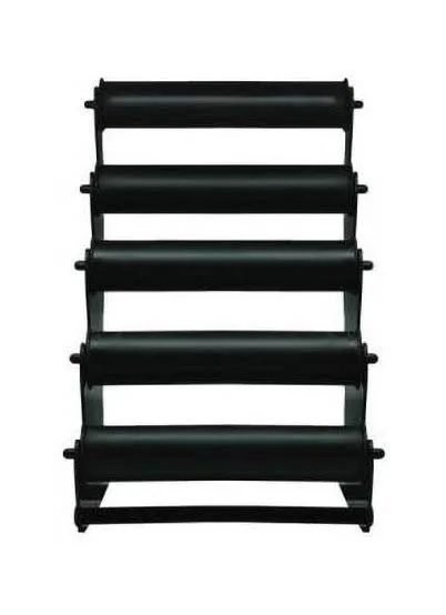 Black Metal Multi-Tier Bangle & Bracelet Display Stand – 5 Rod Jewellery Organizer