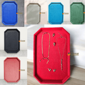 Premium Velvet Jewellery Display Tray | Luxury Showroom & Counter Display