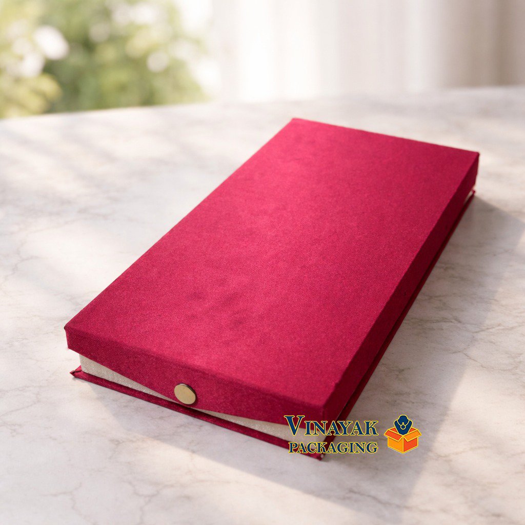 Premium Velvet Necklace & Earrings Jewelry Box | Elegant Pendant Set Storage Case (size 6*12)