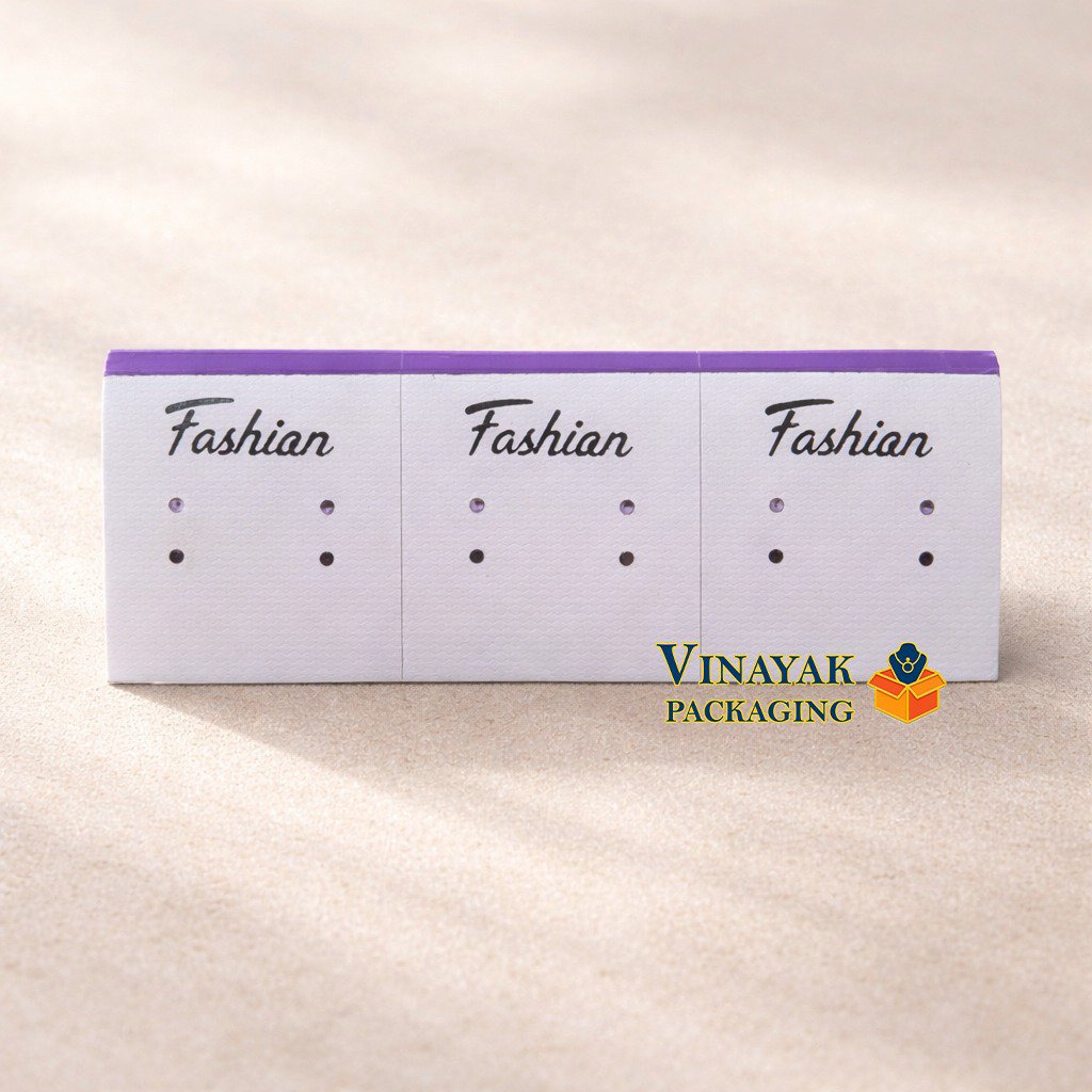 Premium Earring Display Cards with Holes (100 pcs pack)