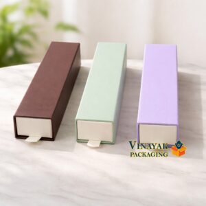 Premium Long Necklace Box with Pull-Out Drawer - 12 pcs pack (2×9×1.25 Inch)