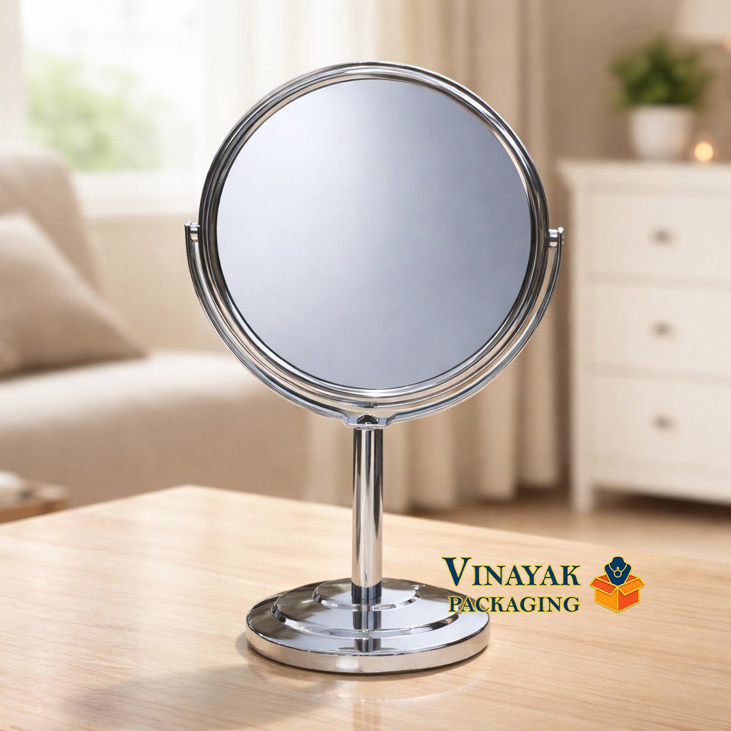 360° Rotating Tabletop Vanity Mirror | Double-Sided Makeup Mirror