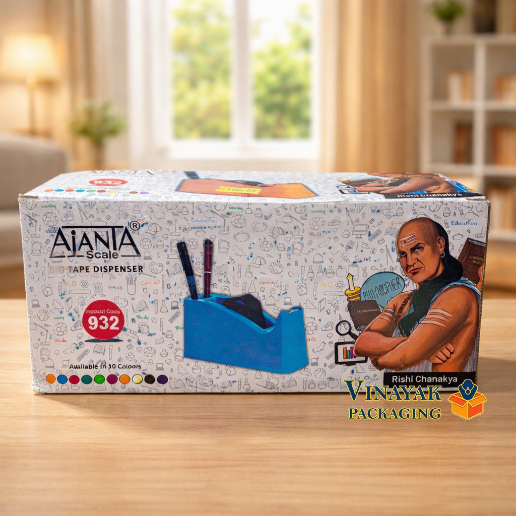 1 Inch Tape Dispenser Machine Heavy Duty Desk Tape Cutter