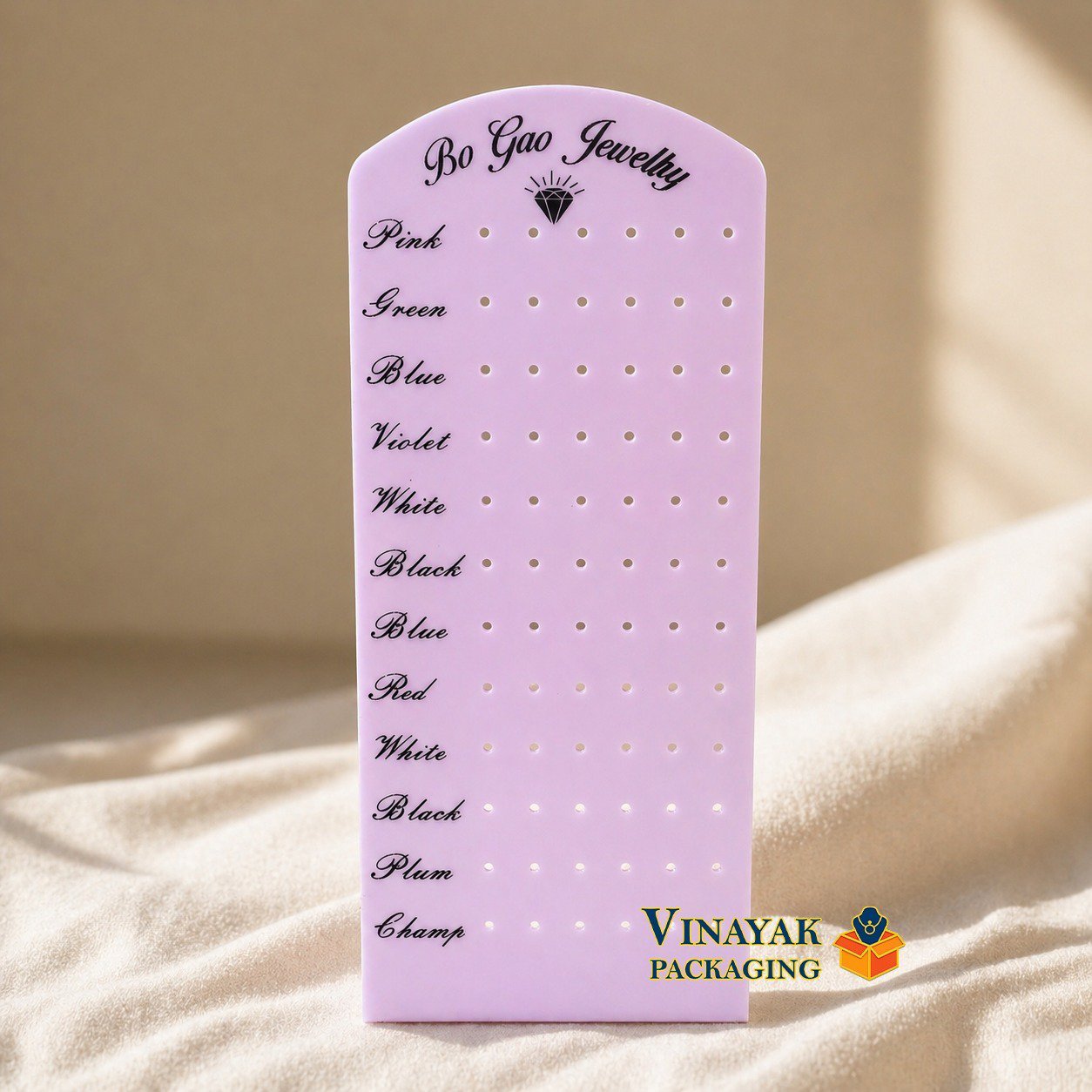Premium Earrings Display Card Holder Board