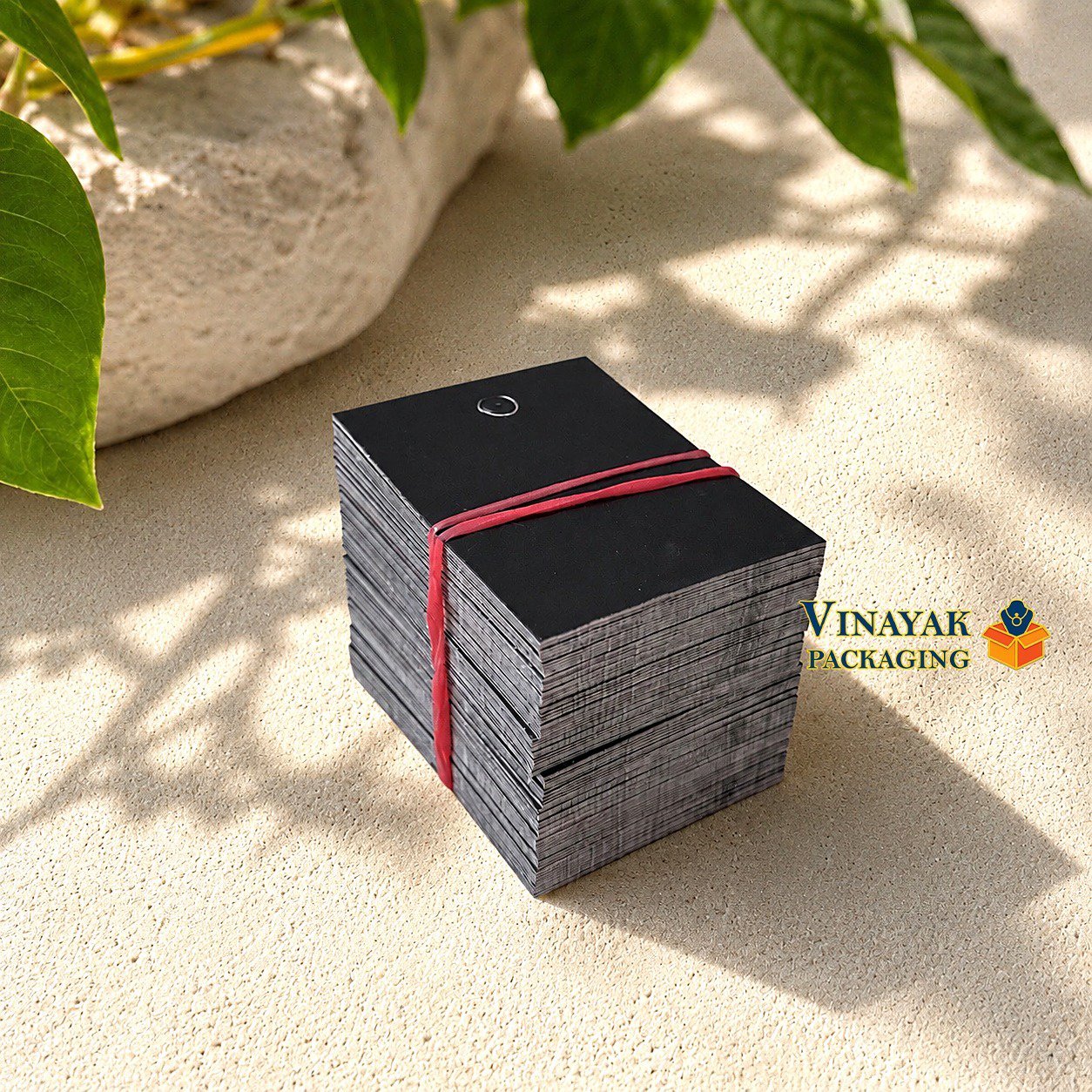 Black Jewellery Display Hanging Cards for Earrings, Necklace, Pendant | 100 pieces