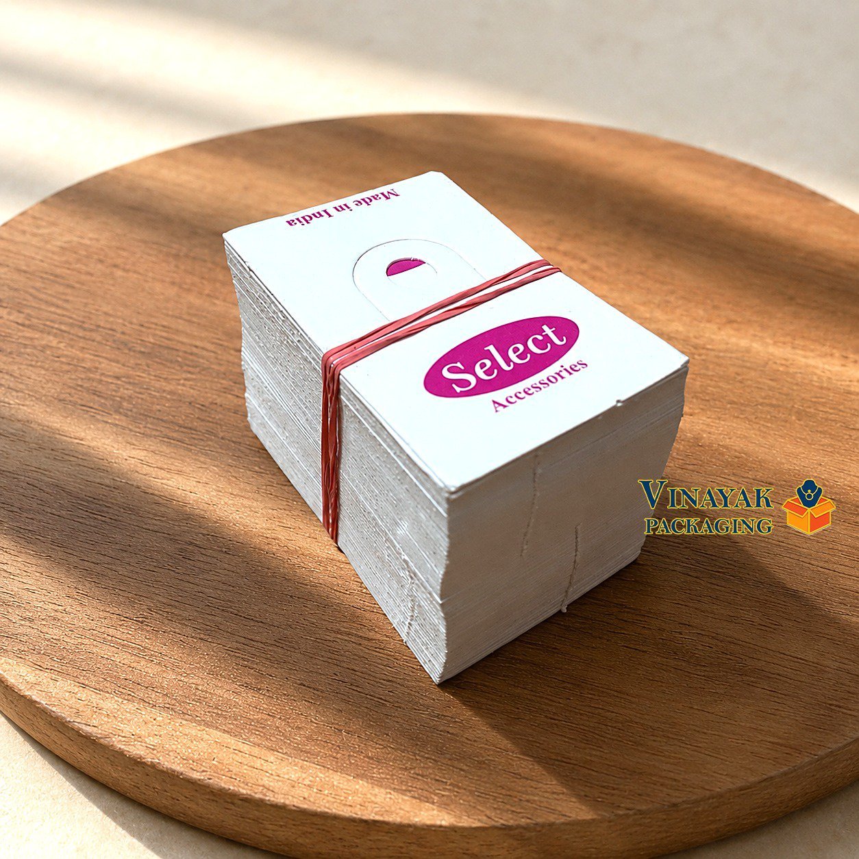 Select Accessories Hanging Display Card | Jewellery Hanging Card Tags | 100 pcs