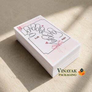 100 Pcs Fake Nail Display Card | Press-On Nail Packaging Cards (3.5*6 inch)