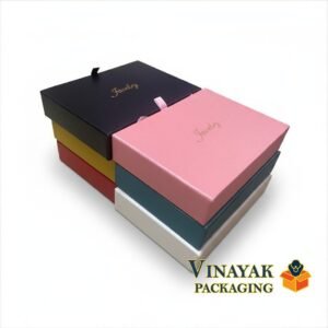 Premium Jewellery Necklace Gift Box Combo with Ribbon Handles - 6 pcs (size 6.5*5*1.5)