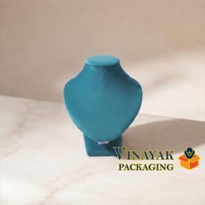 4 Inch Velvet Necklace Display Bust Stand | Jewelry Display Dummy for Chains, Pendants & Necklaces