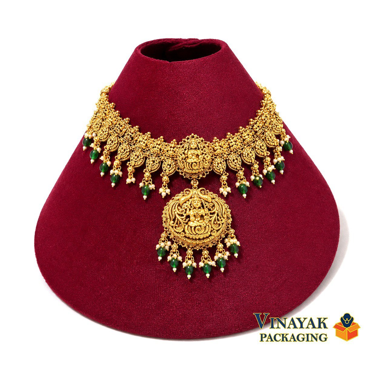Premium Velvet Choker Necklace foldable Display