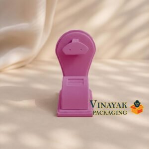 Premium Velvet Jewelry Display Stand for Earrings, Chain & Ring