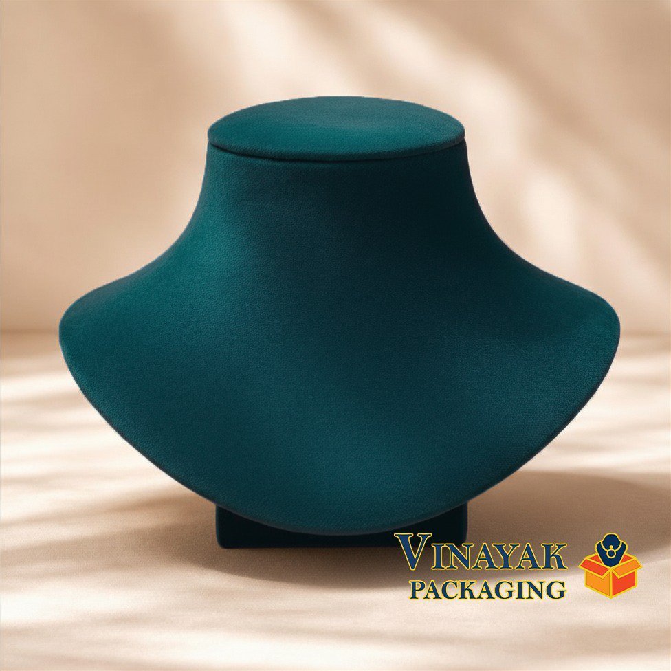 Premium Velvet Choker Necklace Display Bust Stand