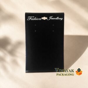Black Velvet Earring Display Card - pack of 100 (size 4*2.5 inch)