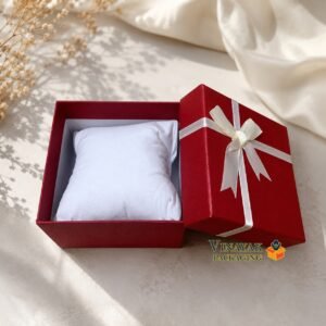 Premium Gift Box with Ribbon Bow | Gift Box for Watches, Bracelets, Chains (3.5 × 2.5 Inch) - 6 pcs