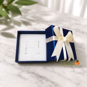 24 Pcs Premium Gift Jewelry Box Set with Satin Ribbon Bow | Ring, Earrings, Pendant & Small Gift Packaging Boxes (2*2 inch)
