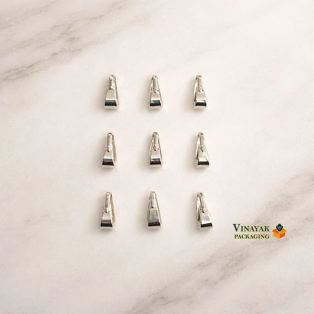 Metal Chain Pendant Hooks for Jewelry Making – Durable Necklace Pendant Connector Clips (30 grams)