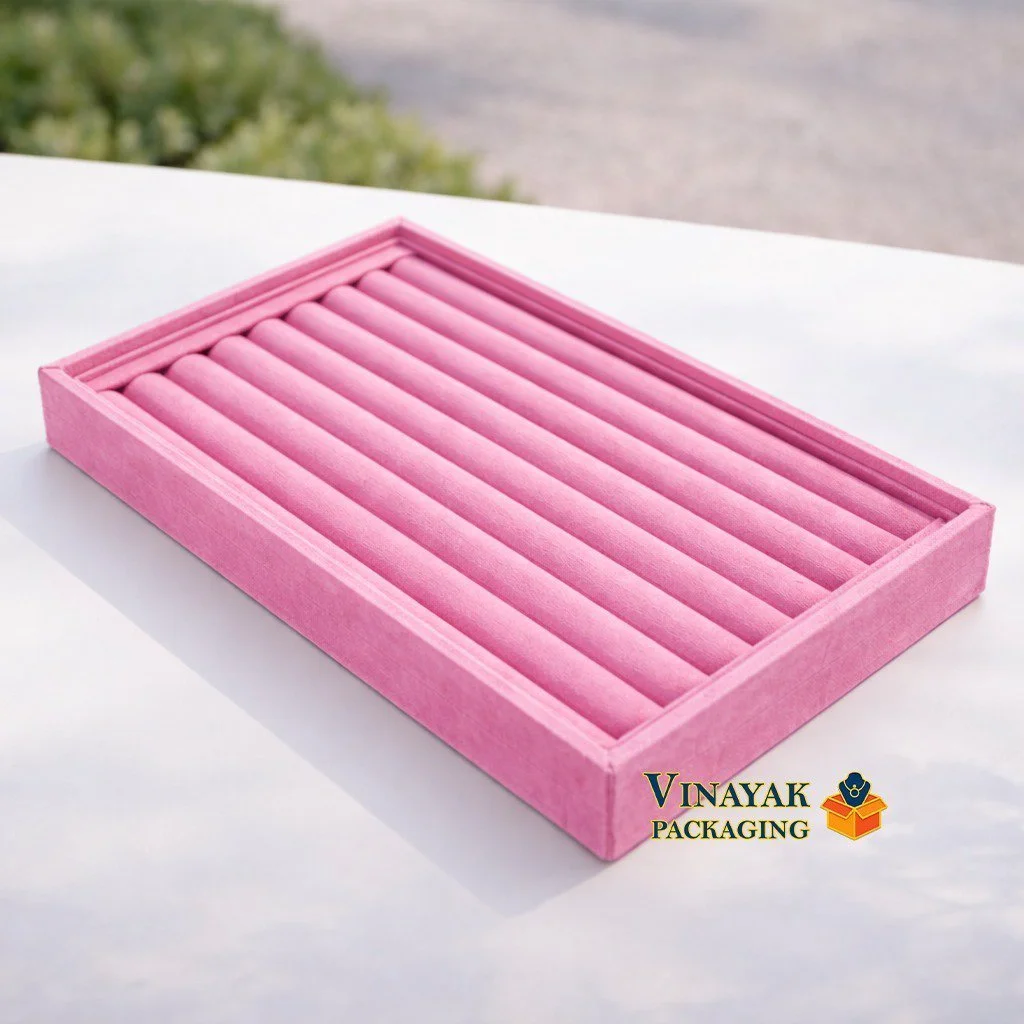 Premium Velvet Ring Display Tray