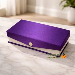 Premium Velvet Bangle Storage Box with Dual Slots (size 7*4)