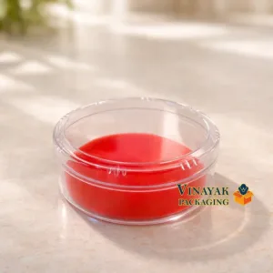 Premium Round Plastic Bangle Box with Red Velvet Cushion (12 pcs pack)