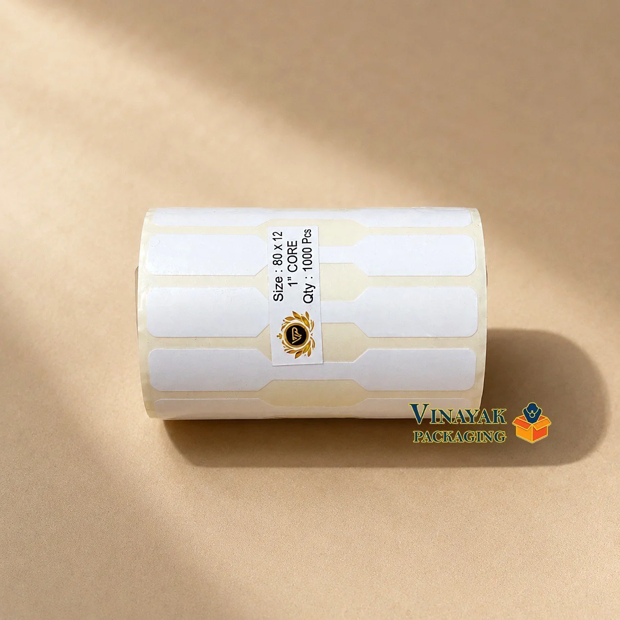 1 Inch White Jewellery Price Sticker Roll – Self Adhesive Label Tags (1000 stickers)